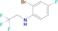 2-Bromo-4-fluoro-N-(2,2,2-trifluoroethyl)aniline