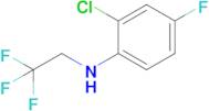 2-Chloro-4-fluoro-N-(2,2,2-trifluoroethyl)aniline