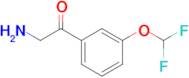 2-Amino-1-(3-(difluoromethoxy)phenyl)ethan-1-one