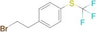 (4-(2-Bromoethyl)phenyl)(trifluoromethyl)sulfane