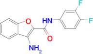 3-Amino-N-(3,4-difluorophenyl)benzofuran-2-carboxamide