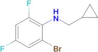 2-Bromo-N-(cyclopropylmethyl)-4,6-difluoroaniline