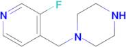 1-((3-Fluoropyridin-4-yl)methyl)piperazine