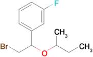 1-(2-Bromo-1-(sec-butoxy)ethyl)-3-fluorobenzene