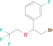 1-(2-Bromo-1-(2,2,2-trifluoroethoxy)ethyl)-3-fluorobenzene