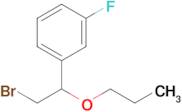 1-(2-Bromo-1-propoxyethyl)-3-fluorobenzene