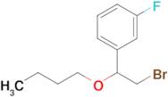 1-(2-Bromo-1-butoxyethyl)-3-fluorobenzene