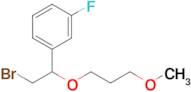 1-(2-Bromo-1-(3-methoxypropoxy)ethyl)-3-fluorobenzene