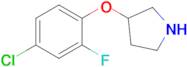 3-(4-Chloro-2-fluorophenoxy)pyrrolidine