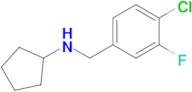 n-(4-Chloro-3-fluorobenzyl)cyclopentanamine