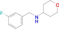 n-(3-Fluorobenzyl)tetrahydro-2h-pyran-4-amine