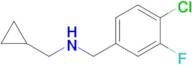 n-(4-Chloro-3-fluorobenzyl)-1-cyclopropylmethanamine