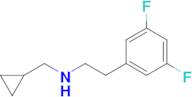 n-(Cyclopropylmethyl)-2-(3,5-difluorophenyl)ethan-1-amine