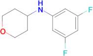 n-(3,5-Difluorophenyl)tetrahydro-2h-pyran-4-amine