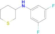 n-(3,5-Difluorophenyl)tetrahydro-2h-thiopyran-3-amine