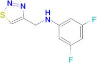 n-((1,2,3-Thiadiazol-4-yl)methyl)-3,5-difluoroaniline