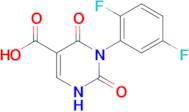 3-(2,5-Difluorophenyl)-2,4-dioxo-1,2,3,4-tetrahydropyrimidine-5-carboxylic acid