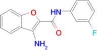 3-Amino-N-(3-fluorophenyl)benzofuran-2-carboxamide