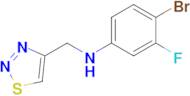 n-((1,2,3-Thiadiazol-4-yl)methyl)-4-bromo-3-fluoroaniline