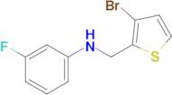 n-((3-Bromothiophen-2-yl)methyl)-3-fluoroaniline