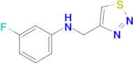 n-((1,2,3-Thiadiazol-4-yl)methyl)-3-fluoroaniline