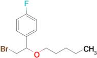 1-(2-Bromo-1-(pentyloxy)ethyl)-4-fluorobenzene