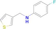 4-Fluoro-N-(thiophen-3-ylmethyl)aniline