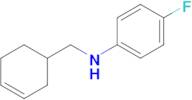 n-(Cyclohex-3-en-1-ylmethyl)-4-fluoroaniline