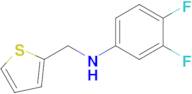 3,4-Difluoro-N-(thiophen-2-ylmethyl)aniline