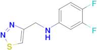 n-((1,2,3-Thiadiazol-4-yl)methyl)-3,4-difluoroaniline