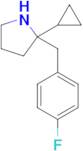 2-Cyclopropyl-2-(4-fluorobenzyl)pyrrolidine