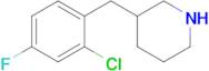 3-(2-Chloro-4-fluorobenzyl)piperidine