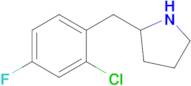 2-(2-Chloro-4-fluorobenzyl)pyrrolidine