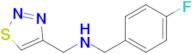 n-((1,2,3-Thiadiazol-4-yl)methyl)-1-(4-fluorophenyl)methanamine