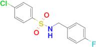 4-Chloro-N-(4-fluorobenzyl)benzenesulfonamide