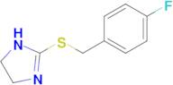 2-((4-Fluorobenzyl)thio)-4,5-dihydro-1h-imidazole