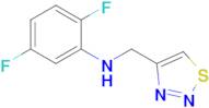 n-((1,2,3-Thiadiazol-4-yl)methyl)-2,5-difluoroaniline