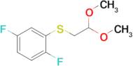 (2,5-Difluorophenyl)(2,2-dimethoxyethyl)sulfane