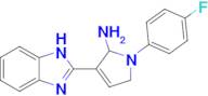 3-(1h-Benzo[d]imidazol-2-yl)-1-(4-fluorophenyl)-2,5-dihydro-1h-pyrrol-2-amine