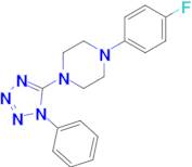 1-(4-Fluorophenyl)-4-(1-phenyl-1h-tetrazol-5-yl)piperazine