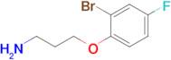 3-(2-Bromo-4-fluorophenoxy)propan-1-amine