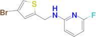 n-((4-Bromothiophen-2-yl)methyl)-6-fluoropyridin-2-amine