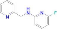 6-Fluoro-N-(pyridin-2-ylmethyl)pyridin-2-amine