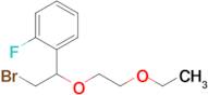 1-(2-Bromo-1-(2-ethoxyethoxy)ethyl)-2-fluorobenzene