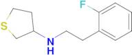 n-(2-Fluorophenethyl)tetrahydrothiophen-3-amine