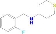 n-(2-Fluorobenzyl)tetrahydro-2h-thiopyran-4-amine