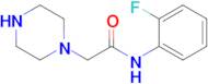 n-(2-Fluorophenyl)-2-(piperazin-1-yl)acetamide