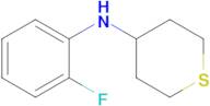 n-(2-Fluorophenyl)tetrahydro-2h-thiopyran-4-amine