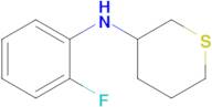 n-(2-Fluorophenyl)tetrahydro-2h-thiopyran-3-amine