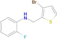 n-((3-Bromothiophen-2-yl)methyl)-2-fluoroaniline